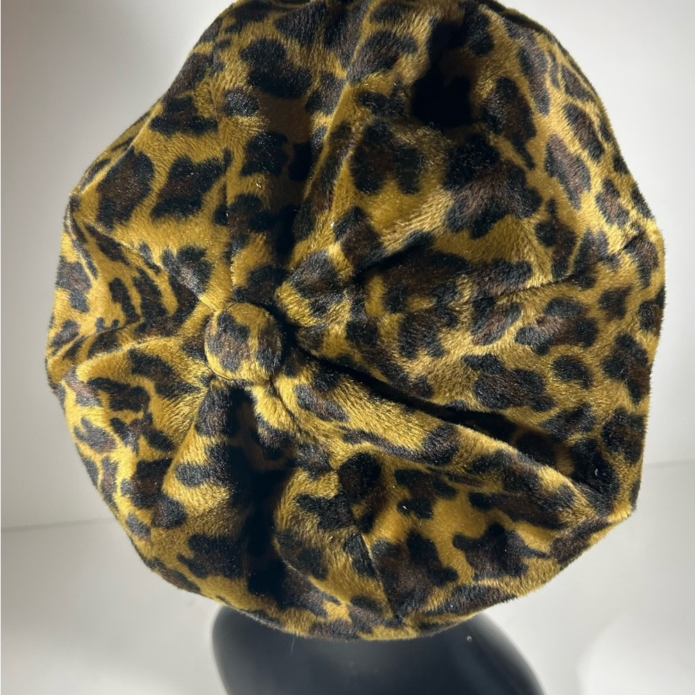 Vintage HandMade Leopard Print Hat - Picture 4 of 5